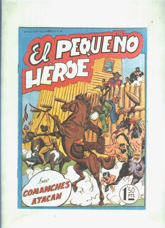 Facsimil: El Pequeño Heroe numero 010: Los comanches atacan