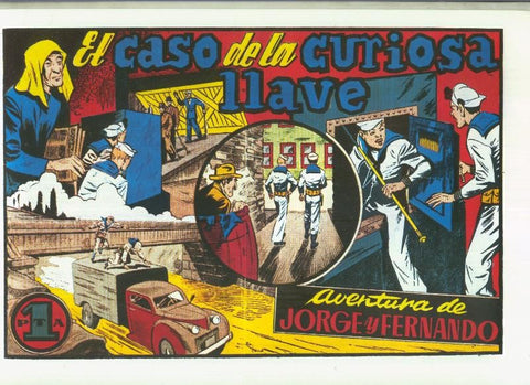 Facsimil: Jorge y Fernando serie la Marina: El caso de la curiosa llave