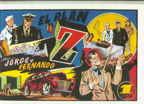 Facsimil: Jorge y Fernando serie la Marina: El plan Z