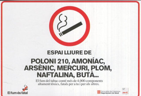 Postal 005735 : Publicitaria Prohibido Fumar