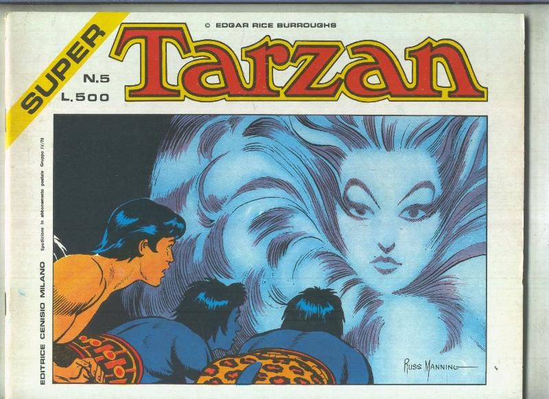 Super Tarzan tiras diarias de Russ Manning numero 05