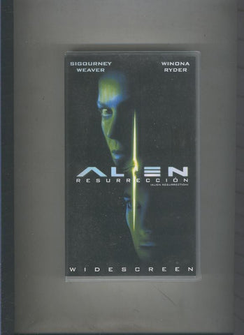 Video VHS: Alien resurreccion (Sigourney Weaver-Winona Ryder)