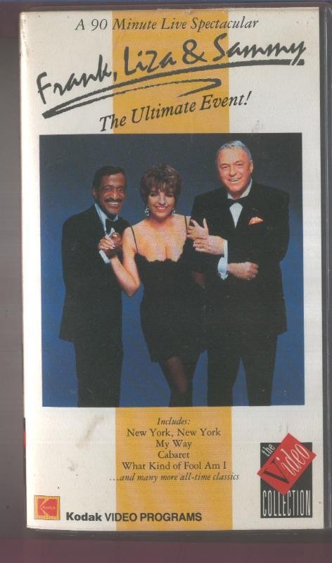 VIDEO VHS: The ultimate event, FRANK,LIZA y SAMMY