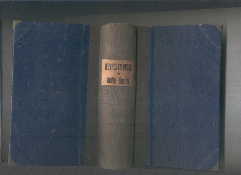 Oeuvres en prose de Andre Chenier