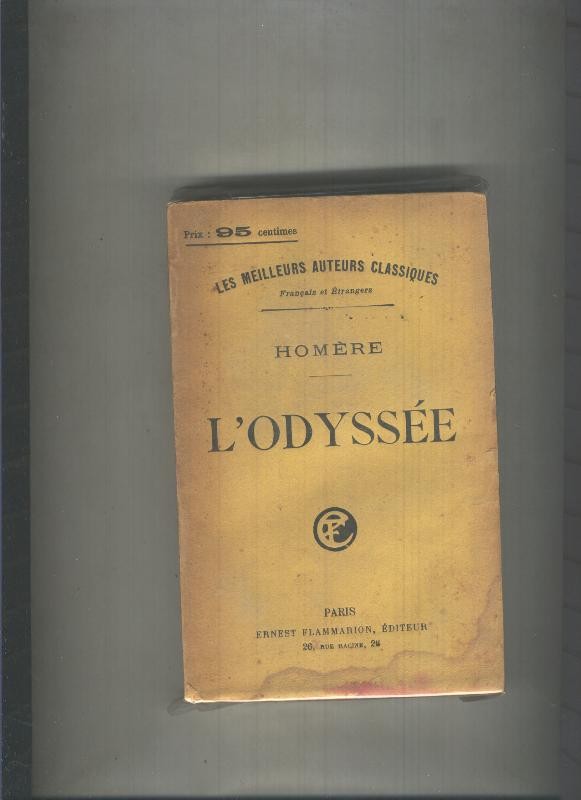 Les Meilleurs auteurs classiques: Home: L Odyssee (edicio en frances)