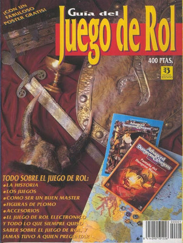GUIA DEL JUEGO DE ROL- conserva el poster central