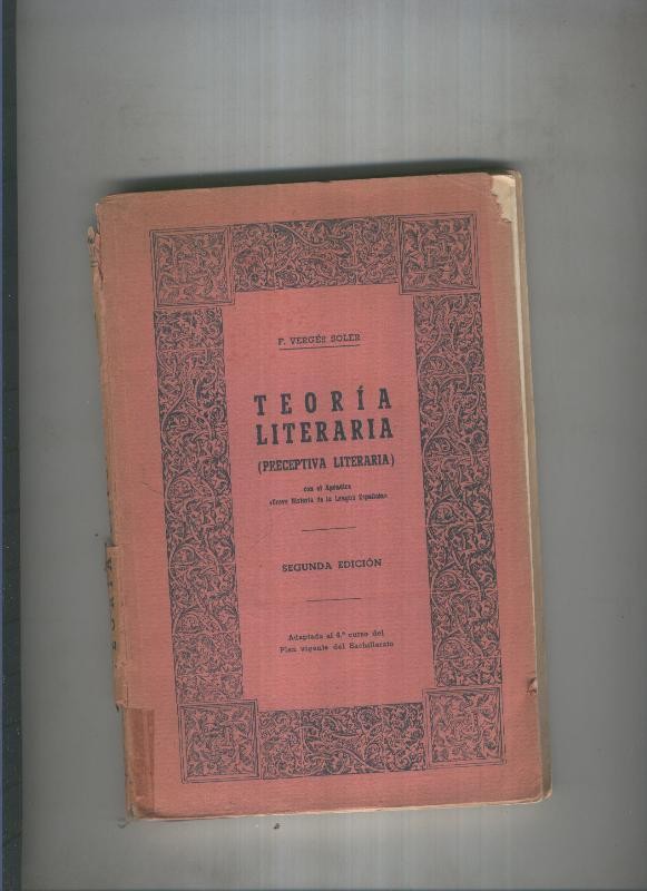 Teoria literaria ( perceptiva literaria )
