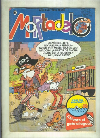 Super Mortadelo numero 259 (numerado 3 en trasera)
