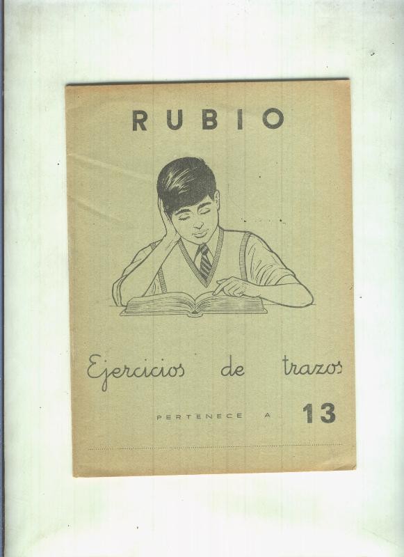 Cuaderno de escritura numero 13: Ejercicios de trazos