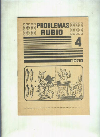 Problemas Rubio numero 4: dividir