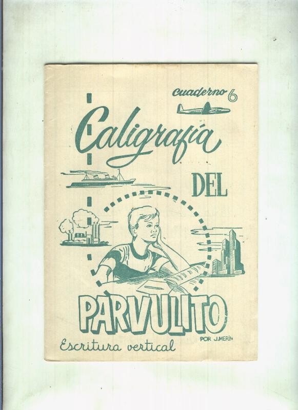 Caligrafia del Parvulito numero 6: escritura vertical