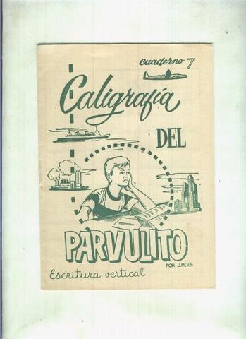 Caligrafia del Parvulito numero 7: escritura vertical