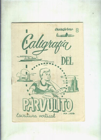 Caligrafia del Parvulito numero 8: escritura vertical