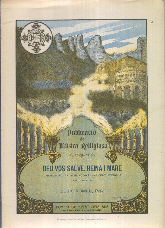 Publicacio de Musica Religiosa: Deu vos salve, Reina i mare