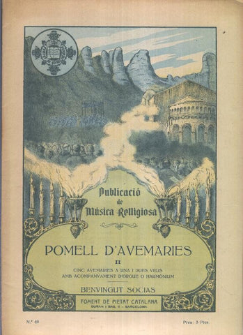 Publicacio de Musica Religiosa: Pomell D,avemaries