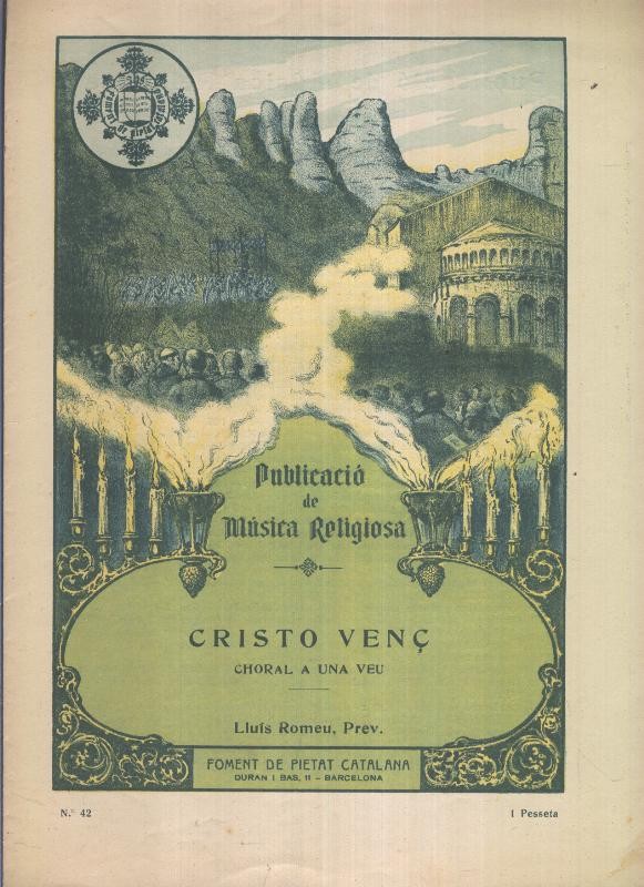 Publicacio de Musica Religiosa: Cristo venç