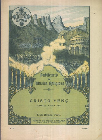 Publicacio de Musica Religiosa: Cristo venç