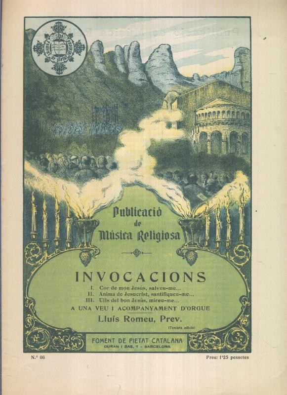 Publicacio de Musica Religiosa: Invocacions