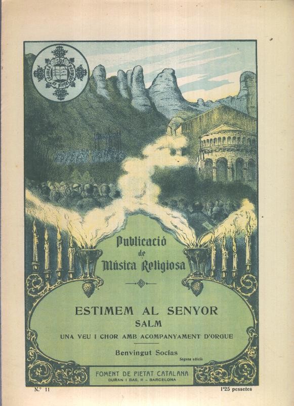 Publicacio de Musica Religiosa: Estimem al senyor