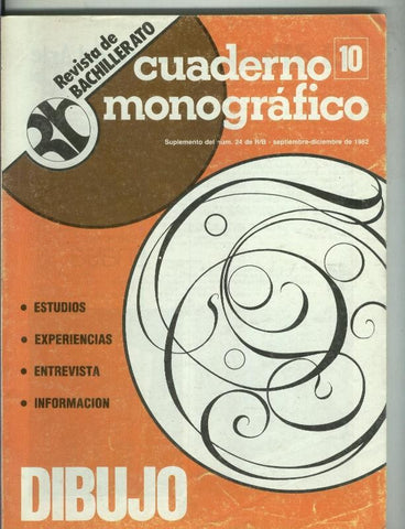 Revista de Bachillerato cuaderno monografico numero 10: Dibujo