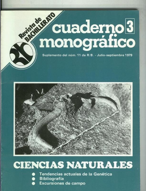 Revista de Bachillerato cuaderno monografico numero 03: ciencias naturales