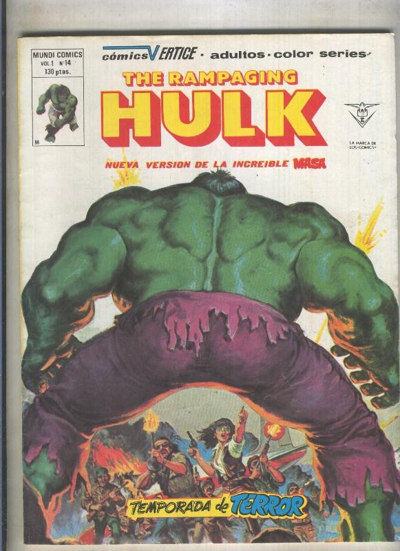 The Rampaging Hulk numero 14 (numerado 2 en trasera)