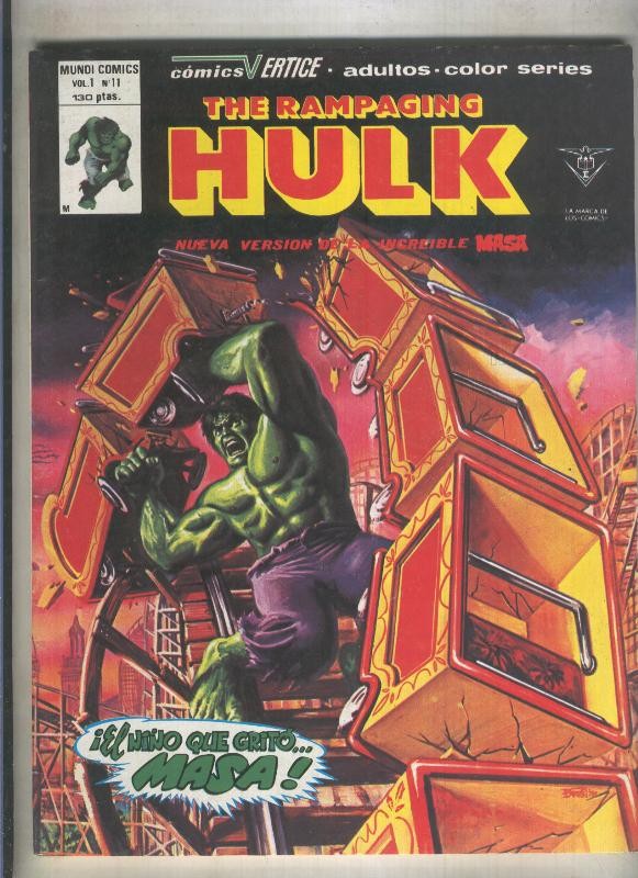 The Rampaging Hulk numero 11 (numerado 2 en trasera)