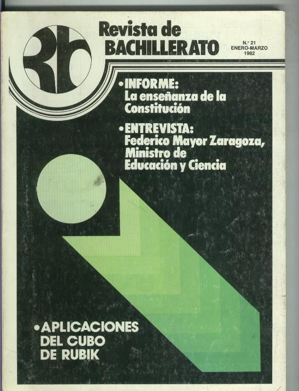 Revista de Bachillerato numero 21