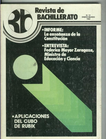 Revista de Bachillerato numero 21