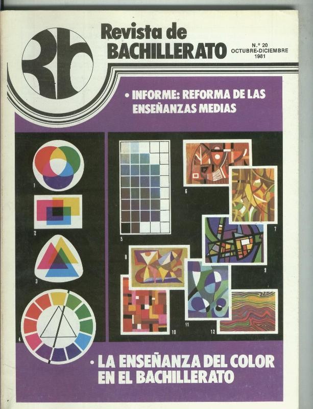 Revista de Bachillerato numero 20