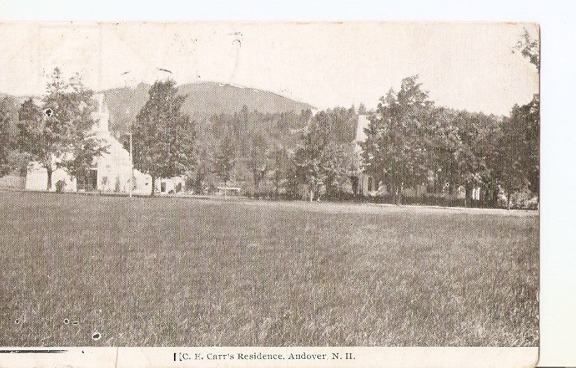 Postal 035661 : C.E. Carrs Residence Andover N.H.