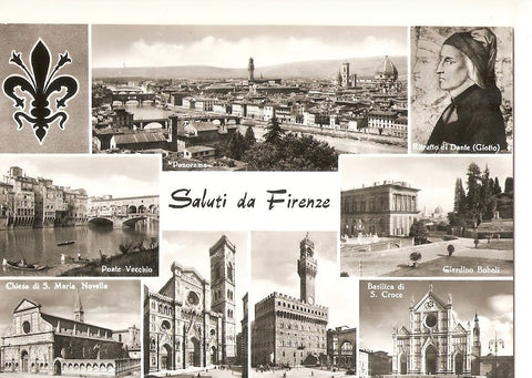 Postal 035668 : Saluti da Firenze