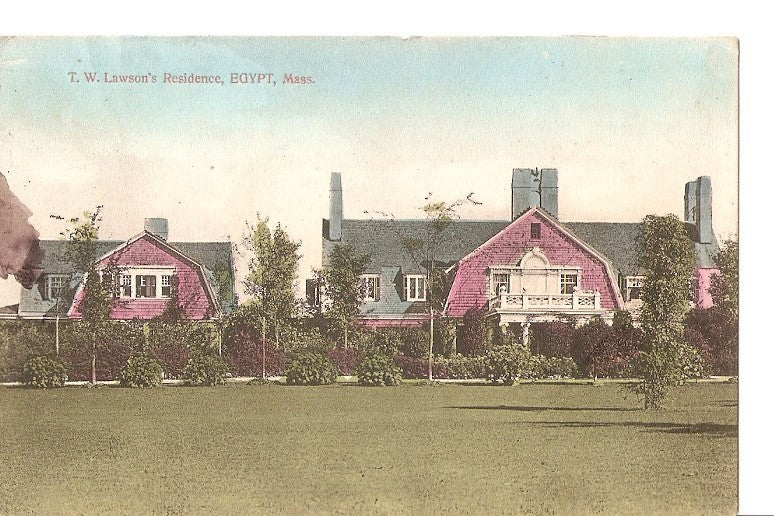 Postal 035700 : T.W. Lawsons Residence Egypt Mass.