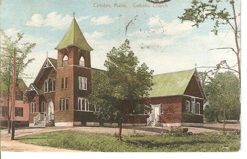 Postal 035705 : Camden Maine. Catholic Church