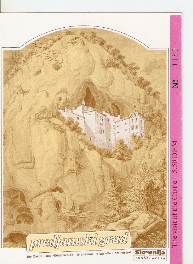 Postal 035710 : The Castle of Predjama F.K.z.T.U. Goldenstein