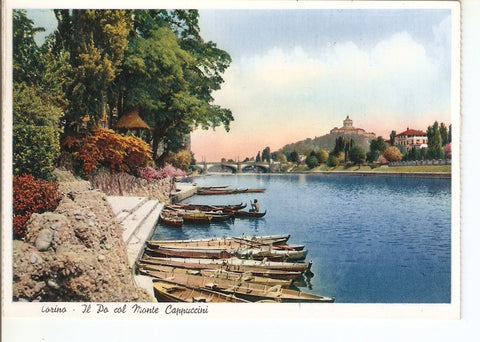 Postal 035720 : Torino - Il Po col Monte Cappuccini