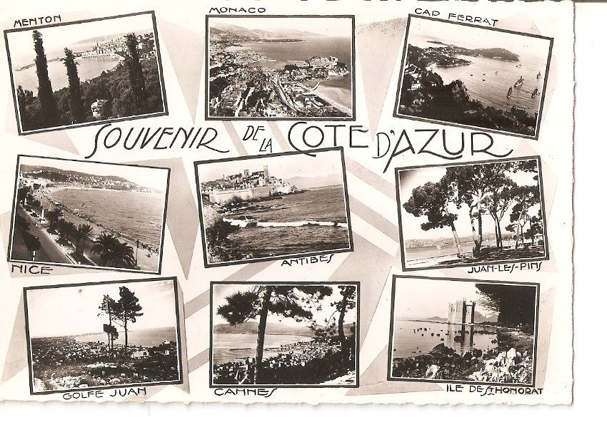 Postal 035740 : Souvenir de la Cote dAzur