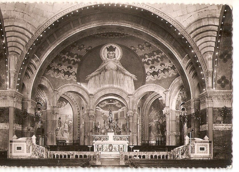 Postal 035749 : Lourdes - Interieur du Rosaire