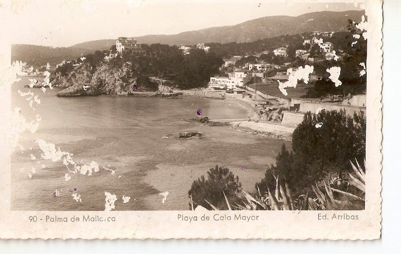 Postal 035755 : Palma de Mallorca. Playa de Cala Mayor
