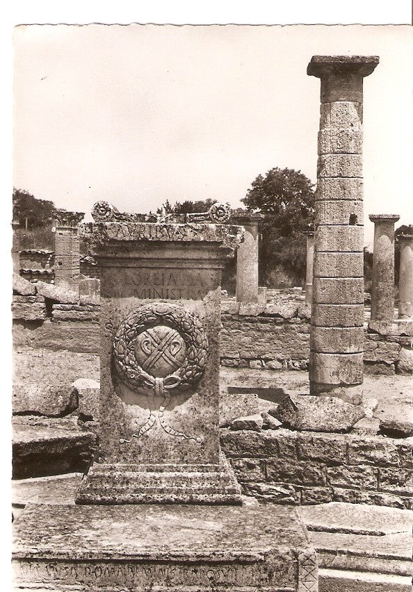 Postal 035772 : St. Remy de Provence. Les fouilles de Glanum. Temple a Cybele - Lautel