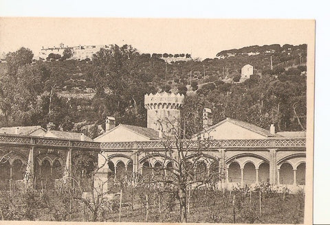 Postal 035814 : Cartuja de Montalegre - Vista de la Conreria desde el Claustro
