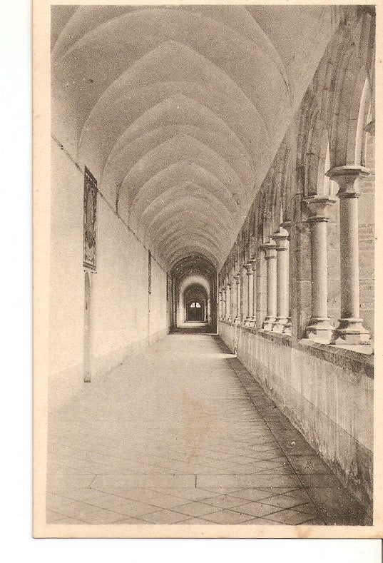 Postal 035818 : Cartuja de Montalegre - vista del Claustro mayor
