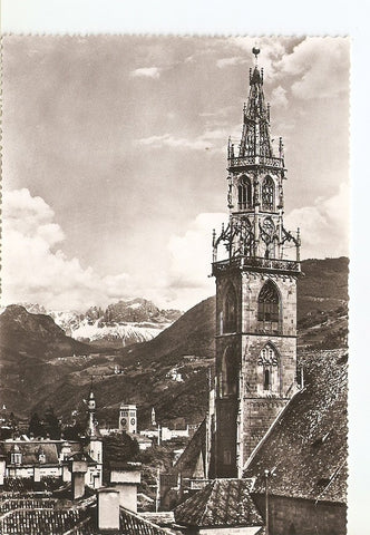 Postal 035825 : Bolzano - panorama verso il Catinaccio