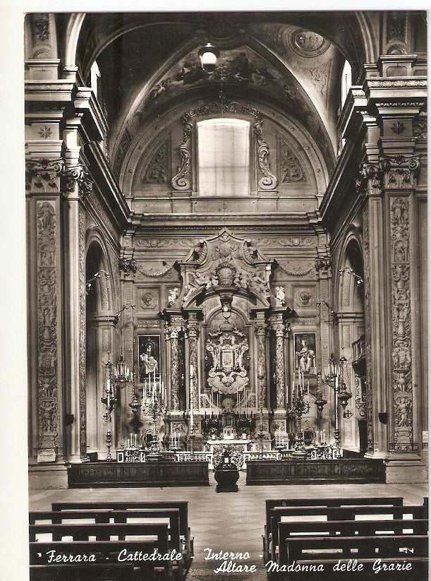 Postal 035827 : Ferrara - Cattedrale - Interno - Altare Madonna delle Grazie