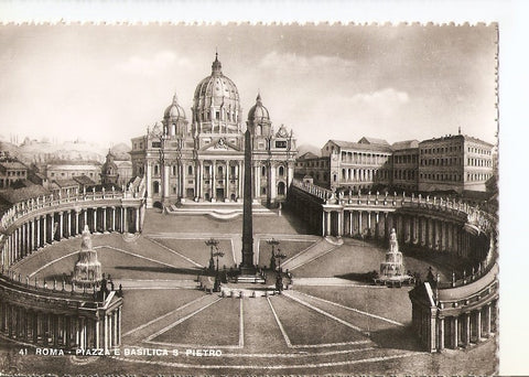 Postal 035832 : Roma - Piazza e Basilica S. Pietro