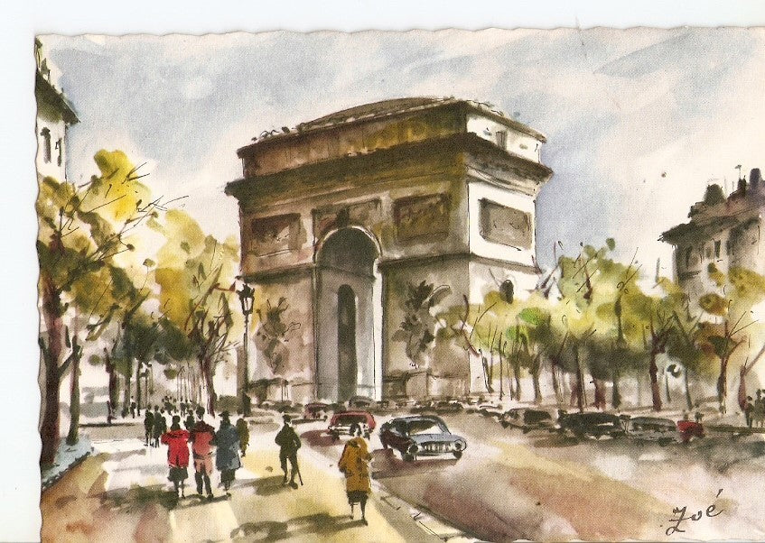 Postal 035845 : Paris - Arc de Triomphe de lEtoile