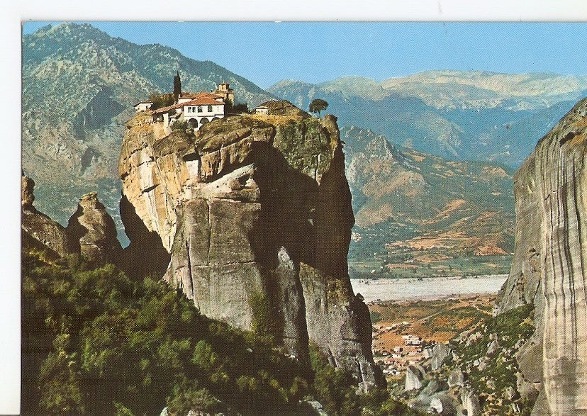 Postal 035851 : Meteora: Couvent of Aghia Trias