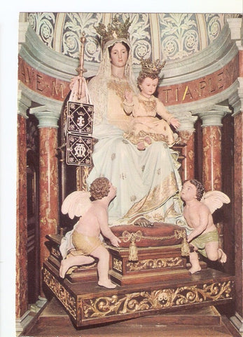 Postal 035859 : Haifa Monasterio Stella Maris statua della Madonna
