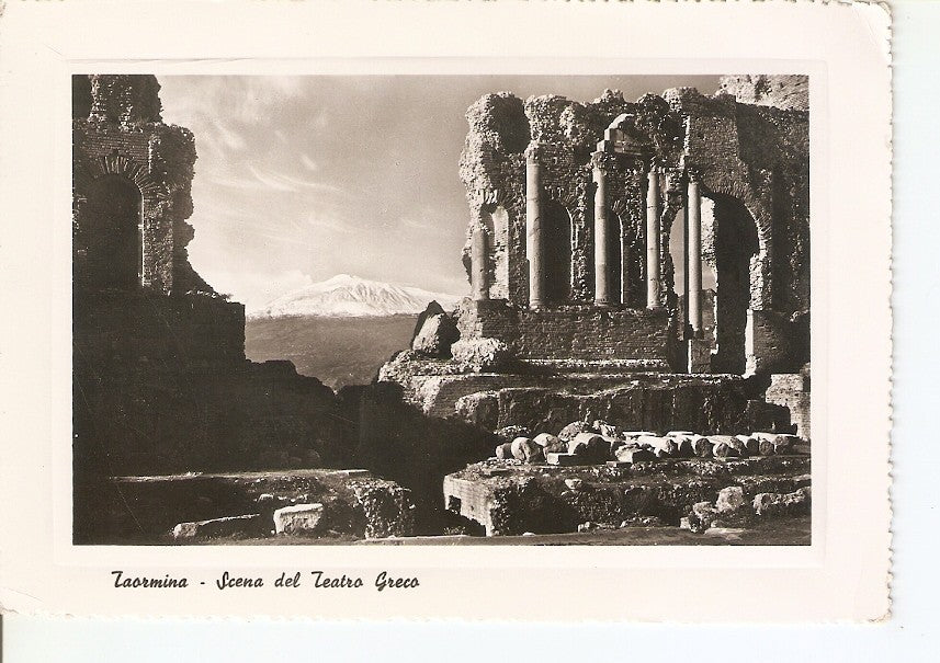 Postal 035867 : Taormina - Scena del Teatro Greco