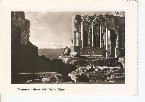 Postal 035867 : Taormina - Scena del Teatro Greco